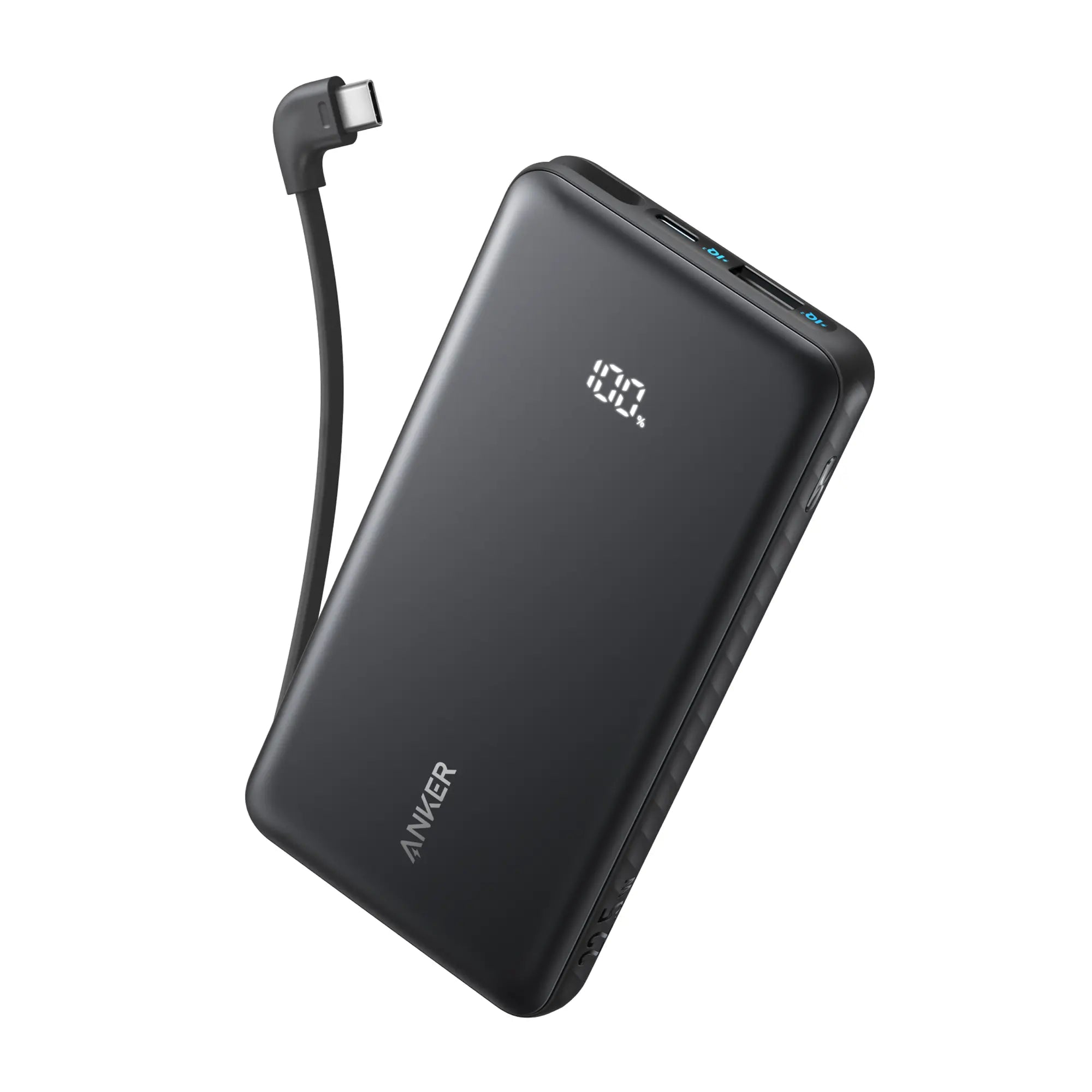 Anker Zolo Power Bank (10k, 22.5W, Built-In USB-C Cable)